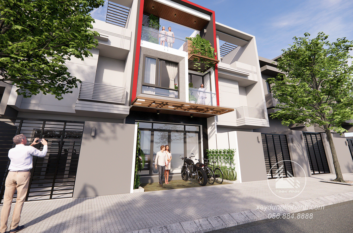 cải tạo mặt tiền văn phòng_xaydungtinhanh