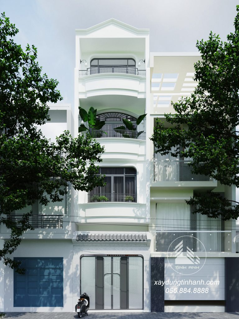 Thiết kế thi công cải tạo nhà phố phong cách Indochine - Xây Dựng Tịnh Anh
