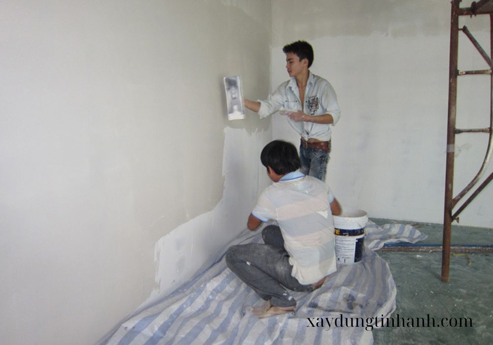 sơn sửa nhà tại Hoàng Mai 04
