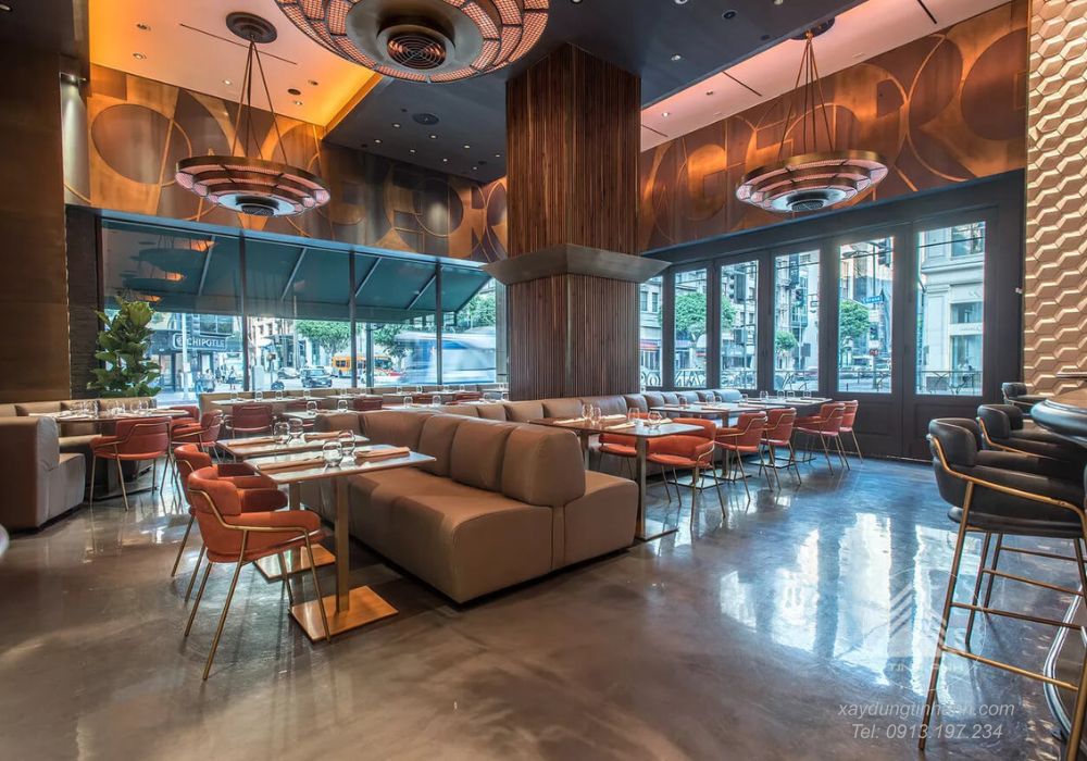 Hoàn thiện nội thất nhà hàng không gian kinh doanh đẳng cấp