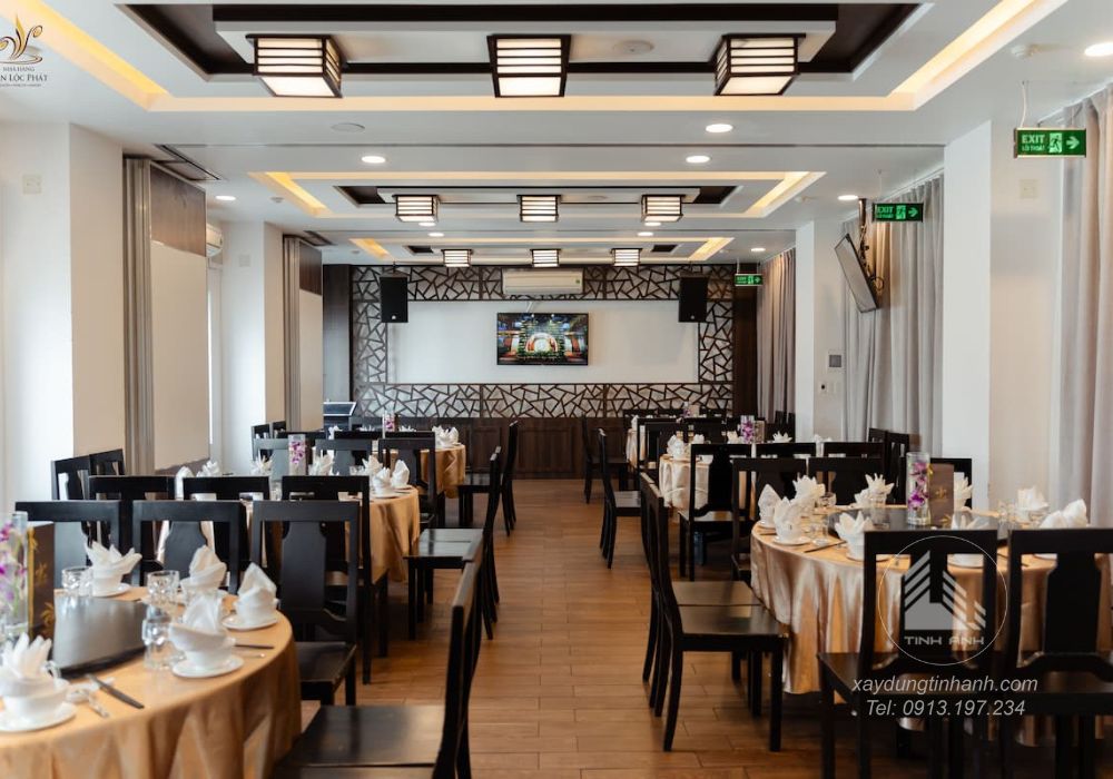 Thi công nhà hàng - Đơn vị xây dựng, hoàn thiện nội thất uy tín, chuyên nghiệp
