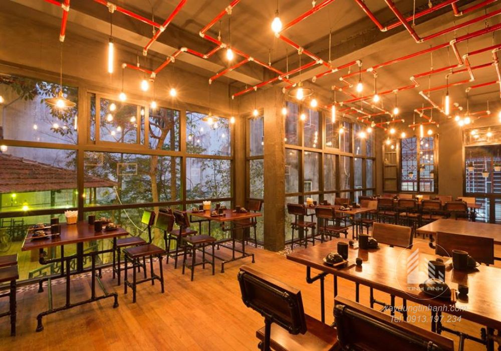Thi công nhà hàng - Đơn vị xây dựng, hoàn thiện nội thất uy tín, chuyên nghiệp
