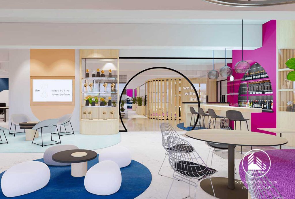 Mẫu thiết kế văn phòng Coworking space