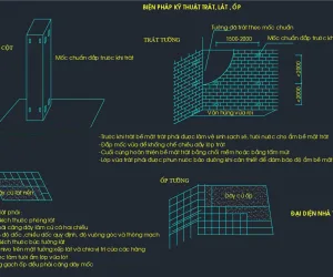 thư viện Cad biện pháp thi công 2