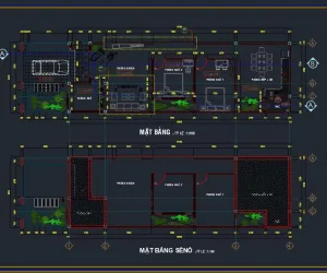 Mẫu bản vẽ nhà cấp 4 File Autocad tải miễn phí