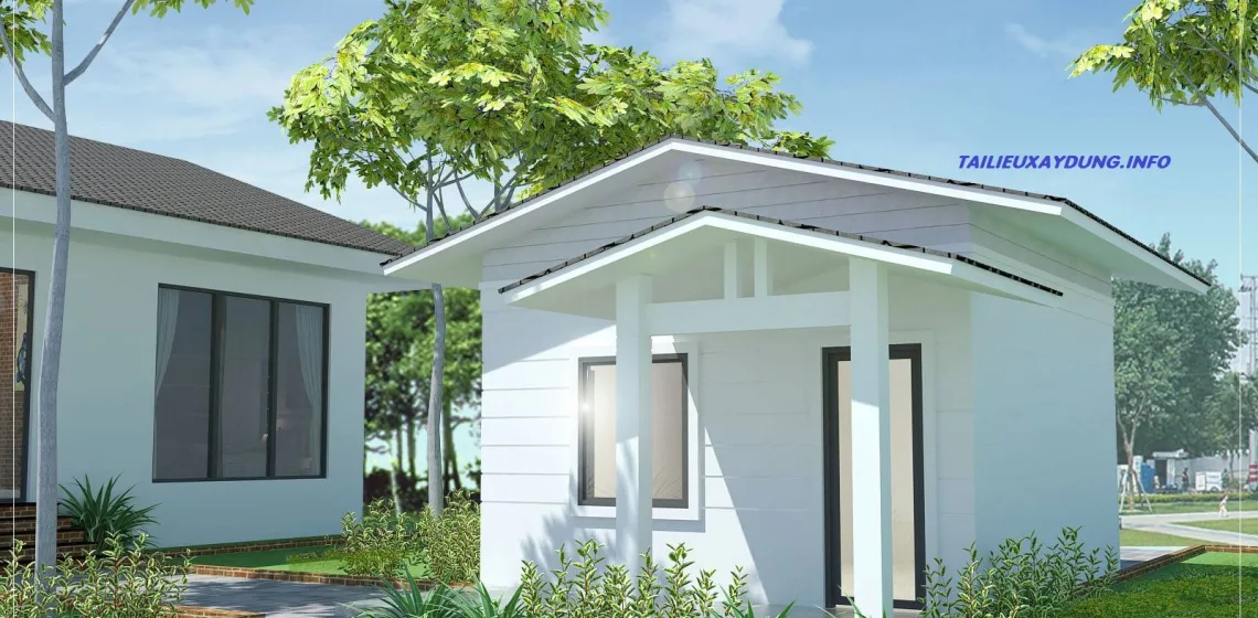 mẫu bản vẽ nhà vườn nghỉ dưỡng 3