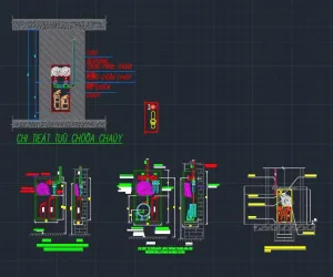 thư viện Cad phòng cháy chữa cháy tải miễn phí