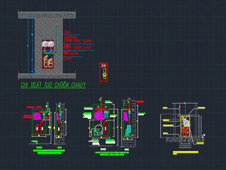 thư viện Cad phòng cháy chữa cháy tải miễn phí