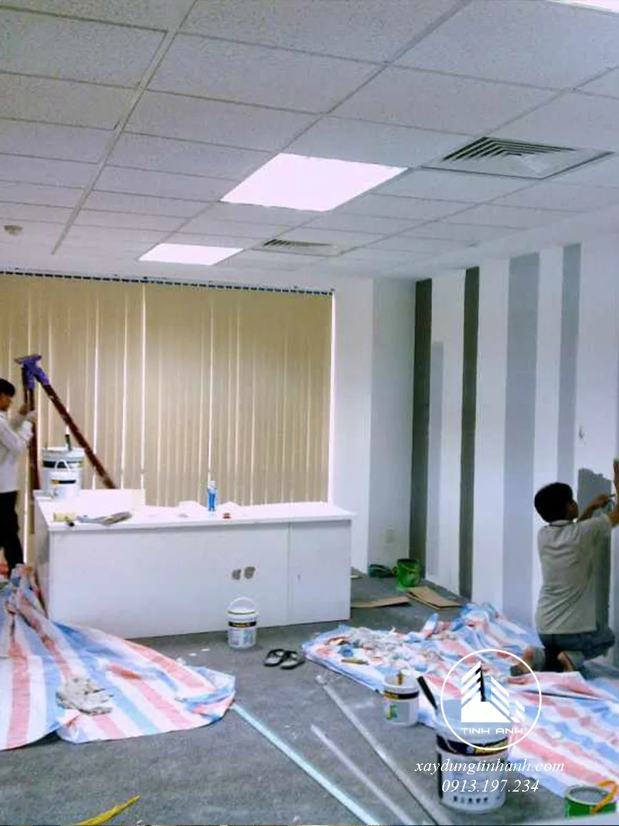 Thi công văn phòng tại Hà Nội uy tín, chuyên nghiệp