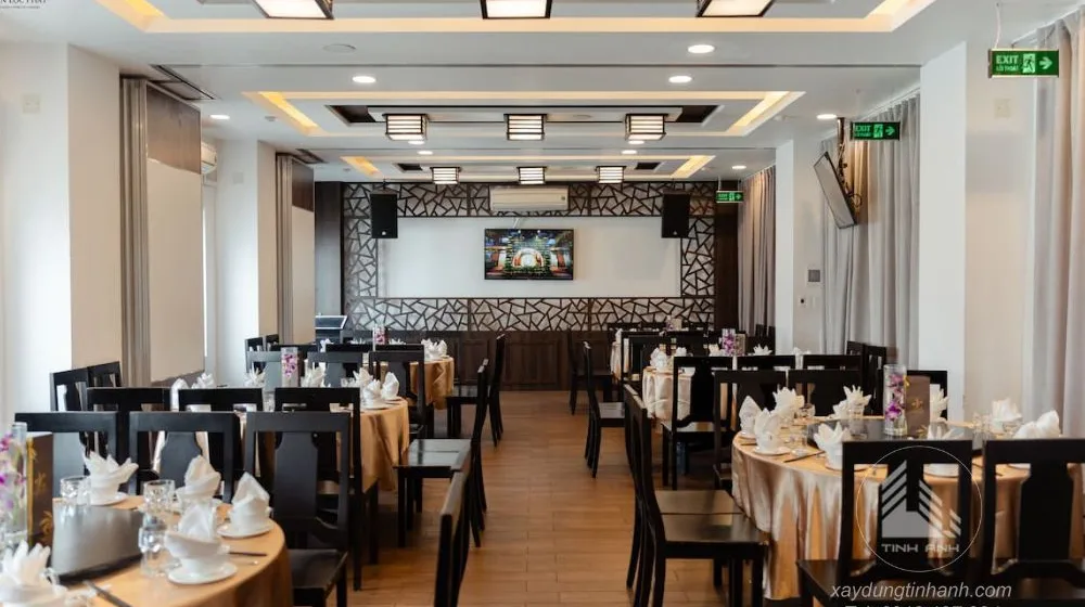 Thi công nhà hàng - Đơn vị xây dựng, hoàn thiện nội thất uy tín, chuyên nghiệp