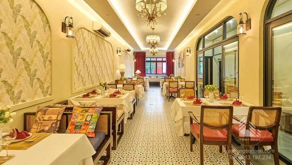 Thi công hệ thống điện nước nhà hàng an toàn và chuyên nghiệp