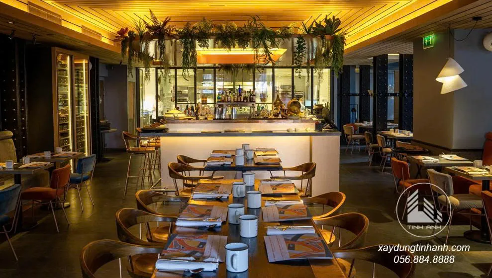 Cải tạo nhà hàng trọn gói - Đơn vị thi công chuyên nghiệp Tịnh Anh