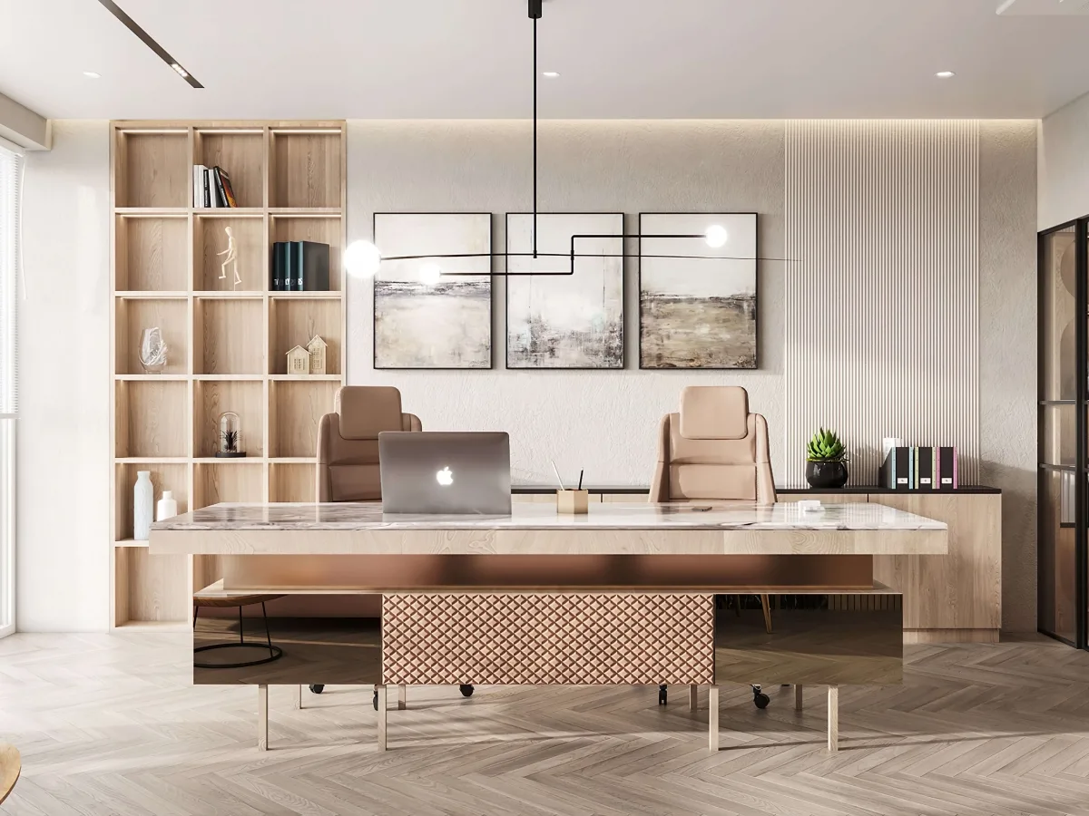 Cải tạo nội thất văn phòng - Sử dụng tranh ảnh để trang trí 