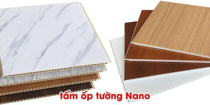 Tấm ốp tường PVC Nano 