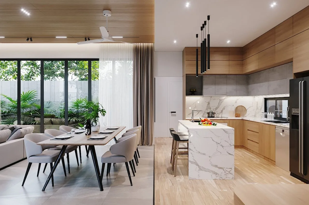 Thi công sơn bả nhà ở Trại Cá Trương Định - Tăng tính thẩm mỹ cho không gian sống