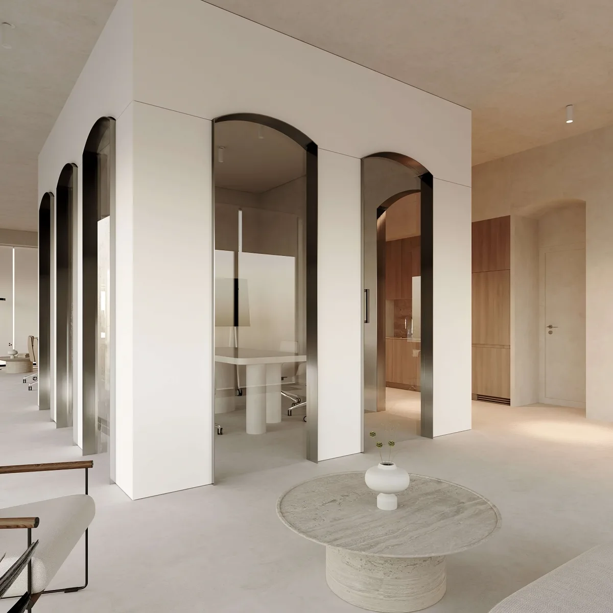 Cải tạo nội thất văn phòng - Thiết kế nhiều không gian riêng tư trong văn phòng 