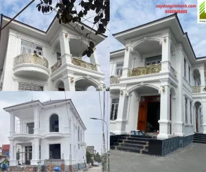 Thi công sơn biệt thự