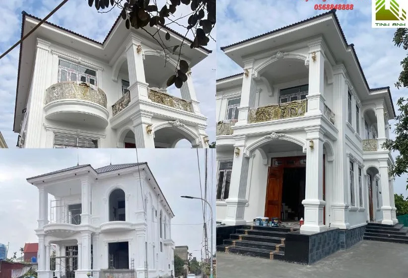 Thi công sơn biệt thự