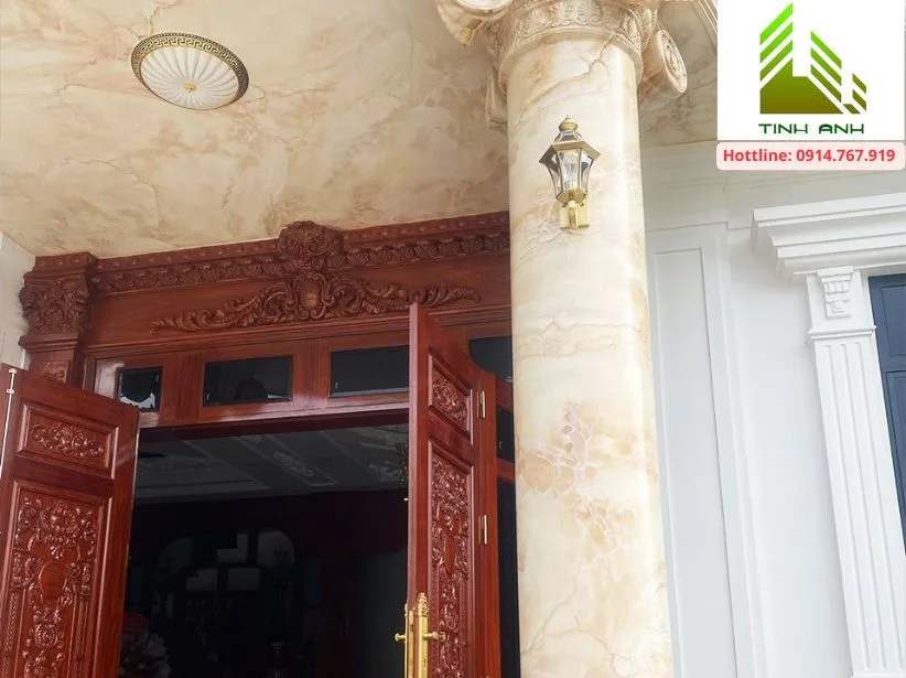 Có nên chọn sơn giả đá cho Sơn nhà biệt thự