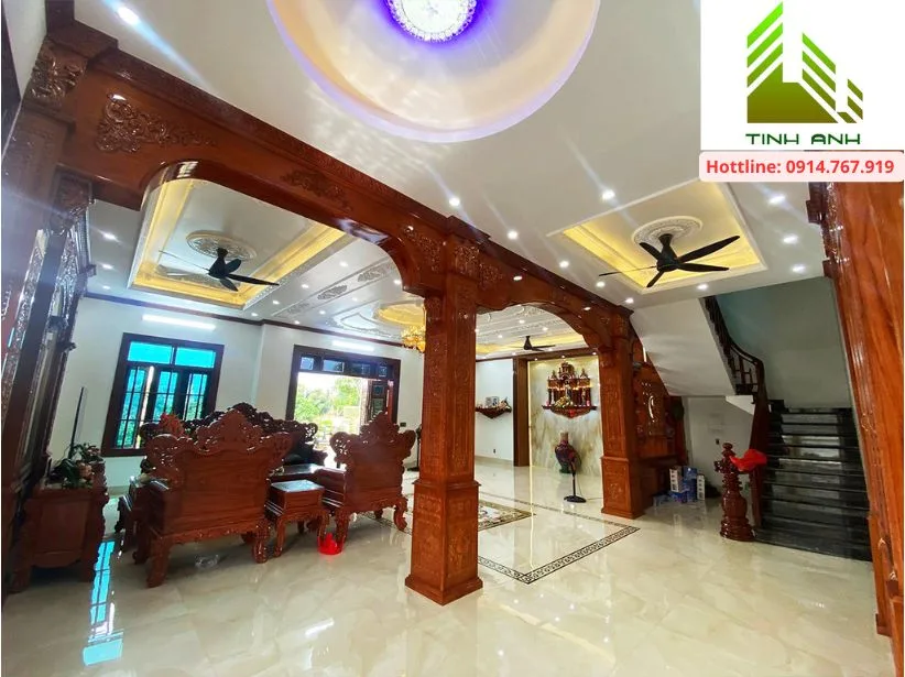 Sơn nhà biệt thự - Trần nhà và ánh sáng