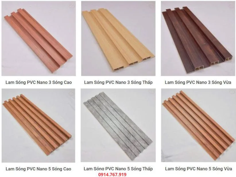 TẤM ỐP TƯỜNG LAM SÓNG PVC – HIỆN ĐẠI VÀ ĐA DẠNG