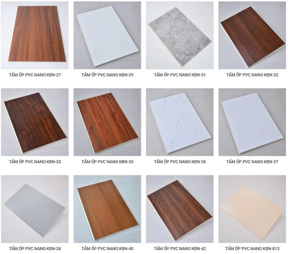 TẤM ỐP TƯỜNG PVC NANO – SANG TRỌNG VÀ BỀN VỮNG