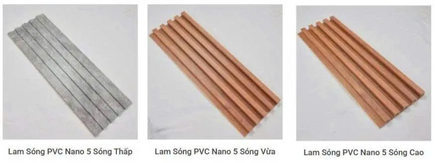 Lam Sóng PVC Nano 5 Sóng