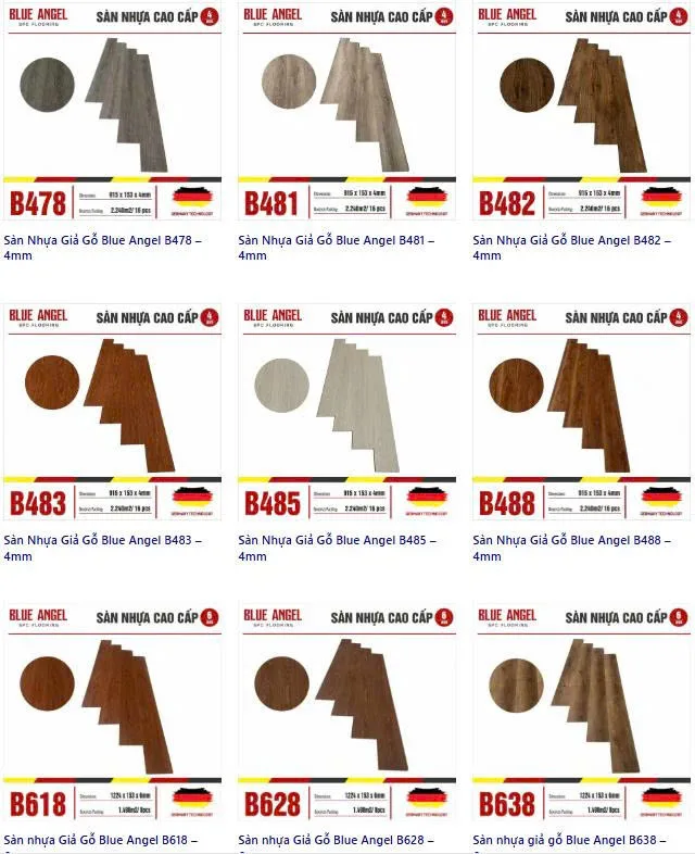 Sàn Nhựa Blue Angel