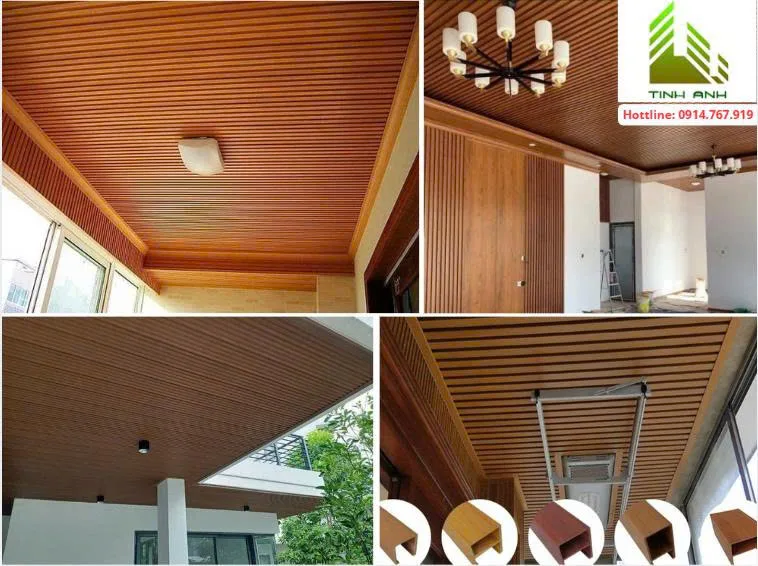 Thi Công Trần Nhựa Giả Gỗ