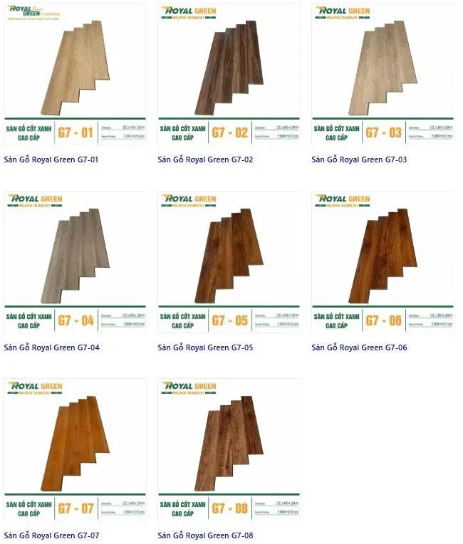 Sàn gỗ công nghiệp tầm trung